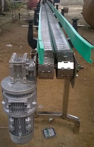 Stainless Steel Polished Slat Chain Conveyor System At 198000 00 INR In