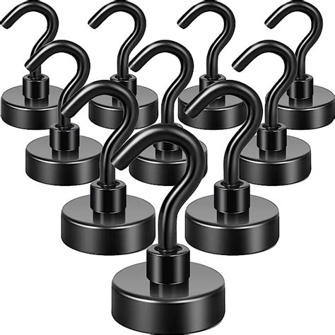 Amazon Neosmuk Black Magnetic Hooks Heavy Duty Earth Magnets With