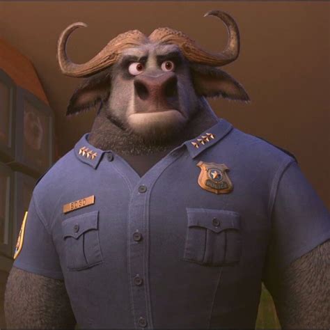 pin  jon meyer  disney chief bogo zootopia bogo