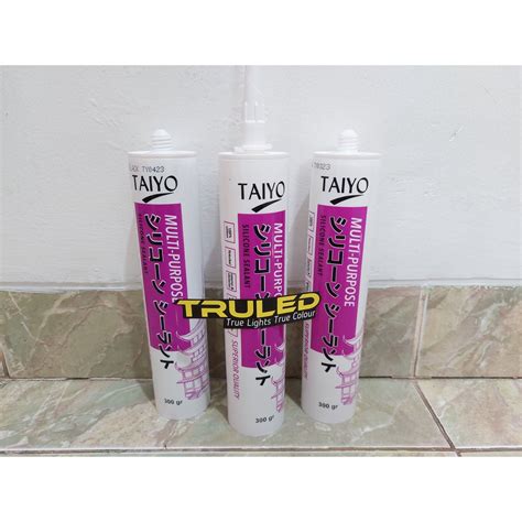 Jual SEALANT SEALENT LEM KACA SILICONE SEALANT TAIYO 300 Ml ASLI