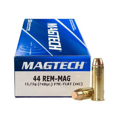 Magtech 44 Rem Mag 240 Grs FMJ Flat 50ks