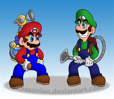 Fludd vs. Poltergust by Gabasonian on DeviantArt