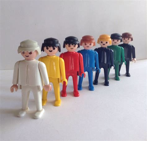 1974 Playmobil Geobra Figures Set Of 7