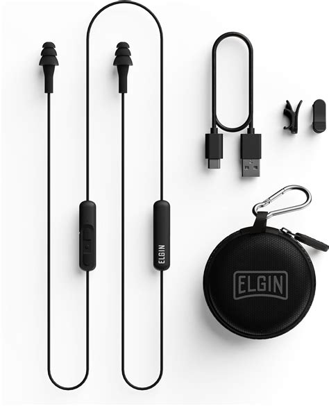 Elgin Ruckus Wireless Bluetooth Earplug Headphones Db Noise