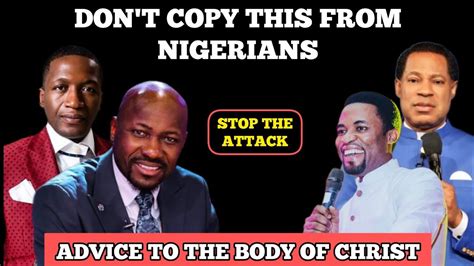 Breakingdon T Copy This From Nigeria S Pastors Ft Aps Suleman Pro