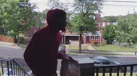 Surveillance Video Shows Dc Porch Pirate Wanted For Multiple Package