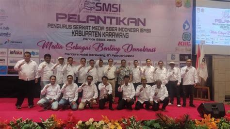 Jajaran Pengurus SMSI Karawang Periode 2023 2026 Resmi Dilantik News