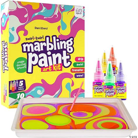 Dananddarci Marbling Paint Art Kit For Kids Arts And Crafts For Girls