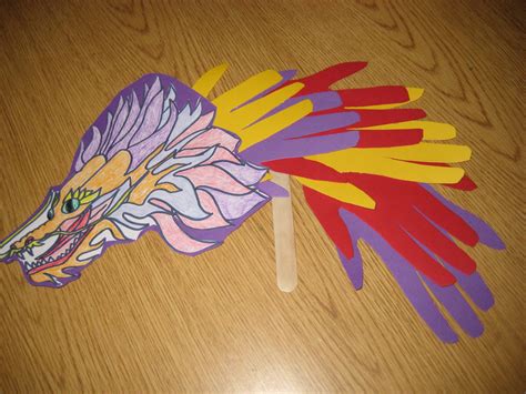 Make A Lunar New Year Dragon Puppet Craft Scholastic