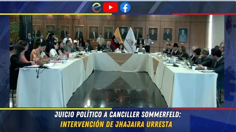 Juicio Pol Tico A Canciller Sommerfeld Intervenci N De Jhajaira