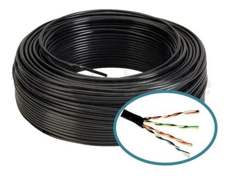 Cable De Red Utp Exterior Cat 5e 28 Metros Sin Armar