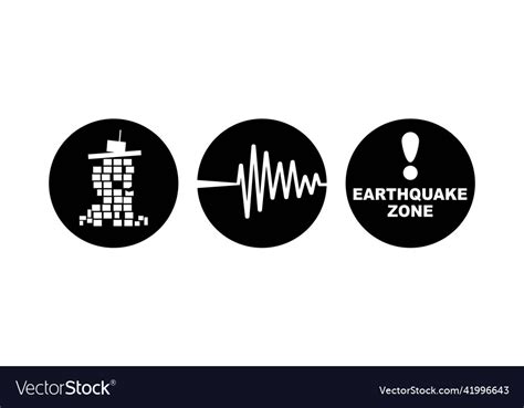 Earthquake background Royalty Free Vector Image