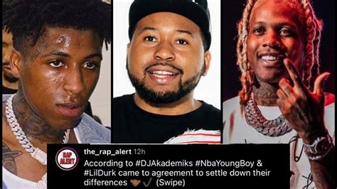 Nba Youngboy Responds To Lil Durk And Dj Akademiks Claiming Their Beef Was Squashed 🥩 Youtube