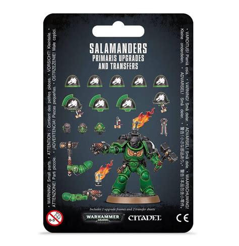 Amazon Warhammer 40K Salamanders Primaris Upgrades Transfers