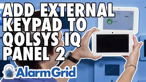 Adding An External Keypad To A Qolsys Iq Panel 2 Youtube