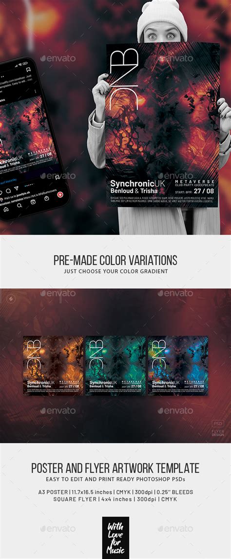 Neurofunk Graphics Designs Templates Graphicriver