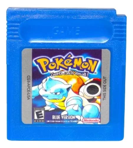 Pokemon Blue Game Boy Color Salvando Gba Advance Mercadolivre