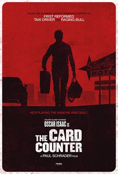 Oscar Isaac's The Card Counter from Director Paul Schrader Unveils Poster