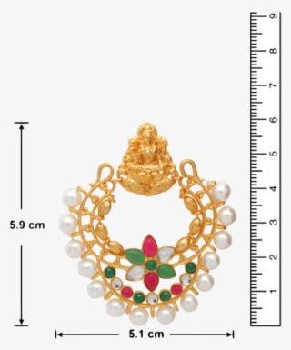 Traditional Ethnic Gold Plated Laxmi Ji Dangler Earrings Gemstone