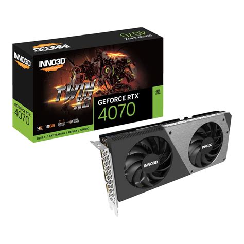 Vga การ์ดแสดงผล Inno3d Geforce Rtx 4070 Twin X2 12gb Gddr6x N40702 126x 185252n