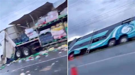 Lontué Grave Accidente Entre Bus De Pasajeros Y Un Camión Dejó A Una