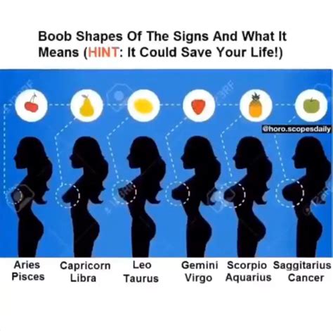 Fruit Breast Shape Chart