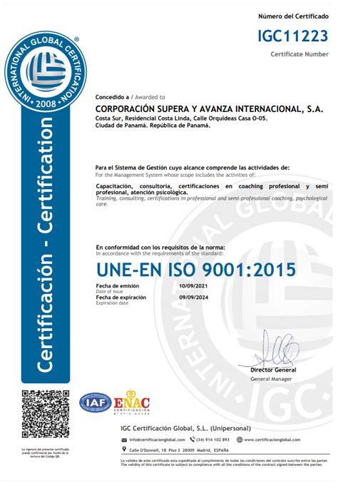 Certificación Iso 9001 2015 Supera Y Avanza