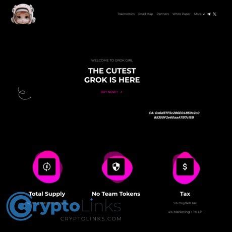 GROK GIRL Grok Girl Net Crypto Scams Sites