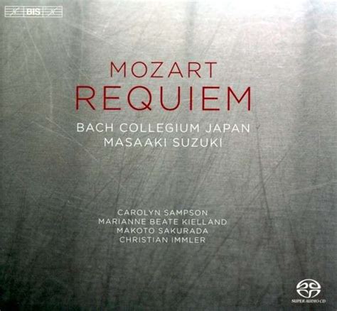 Wolfgang Amadeus Mozart Requiem Kv 626 Super Audio Cd Jpc