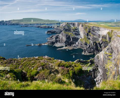 Les Belles Falaises De La Falaise De Kerry à Portmagee En Irlande Avec