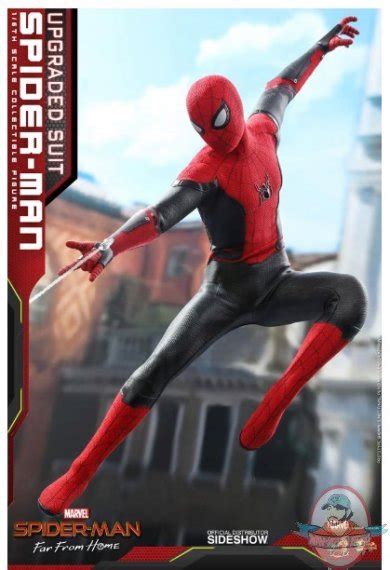Spider Man Far From Home Spider Man Upgraded Suit Hot Toys Man Of Action Figures