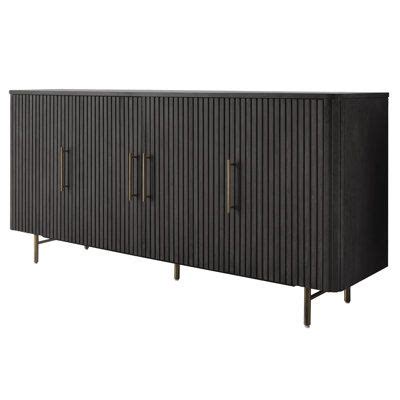 Adona Solid Wood W Storage Credenza Joss Main In