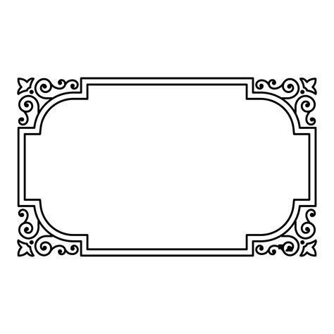 Classic Frame Ornament Vector Design Vector Art At Vecteezy