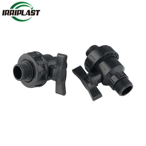 New Style Pp Hdpe Ball Valve M M Thread For Water Supply And Irrigation China Fitting And