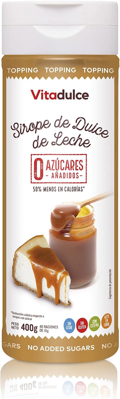 Sirope De Dulce De Leche Sin Az Cares A Adidos Topping De Dulce De