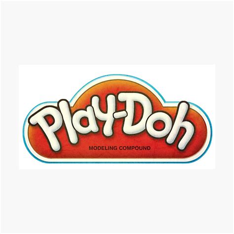 "Vintage Play-Doh logo" Photographic Print by drubdrub | Redbubble