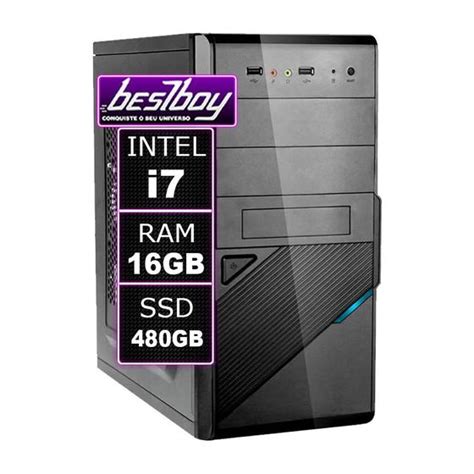 Computador Bestpc Intel Core I7 16gb Ram Ssd 480gb Windows 10 CPU