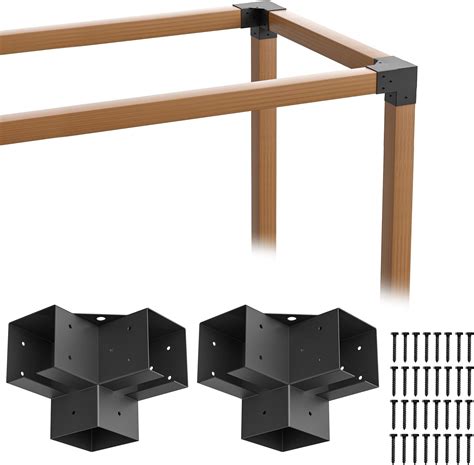 Iteve Gd Kit De Supports De Pergola Supports Voies En Acier