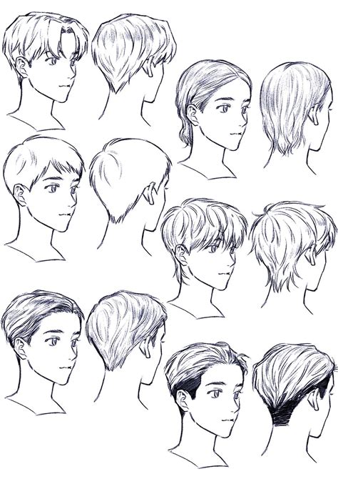 30+ anime hairstyles male tutorial - NadineAilie