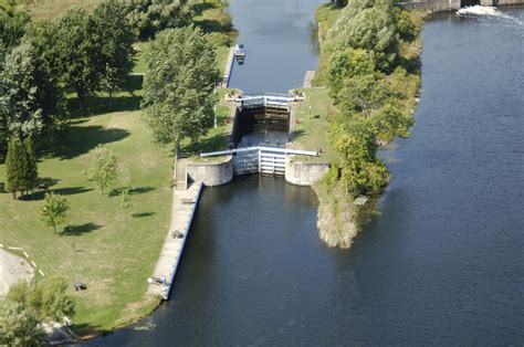 Rideau River Lock 25 Bridge In Smiths Falls On Canada Bridge