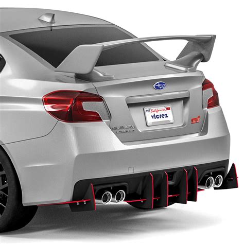 Vicrez Genali VR2 Rear Diffuser Vz102638 Subaru WRX STI 2015 2021