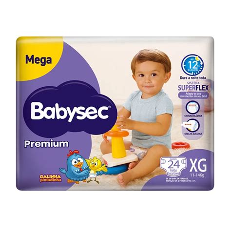 Fralda Galinha Pintadinha Babysec Premium XG 24 Unds Shopee Brasil