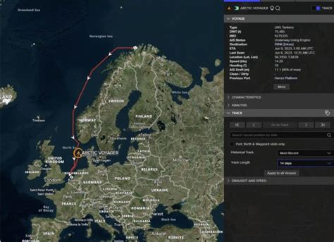 Cargamento De GNL De La Planta Hammerfest Originalmente Con Destino A