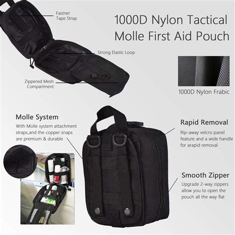 Buy Molle Trauma First Aid Pouch Edc Ifak Tactical Med Kit