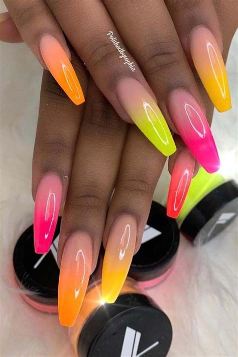 43 Colorful Nail Art Designs That Scream Summer Stayglam Vibrant Nails Neon Nail Designs