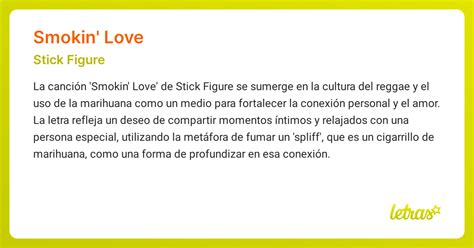 Significado De La Canción Smokin Love Stick Figure Letrascom