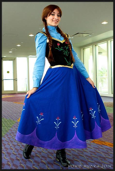 Megacon Frozen Anna Disney Fancy Dress Cosplay Outfits