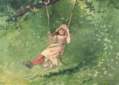 Girl On A Swing Winslow Homer Encyclopedia Of Visual Arts