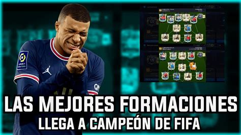 LAS MEJORES FORMACIONES PARA LLEGAR A CAMPEÓN DE FIFA MOBILE 22