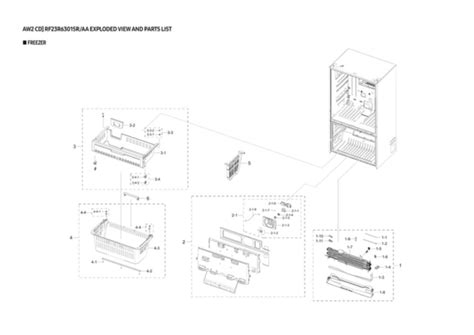 Samsung Rf23r6301sraa 00 Refrigerator Partswarehouse